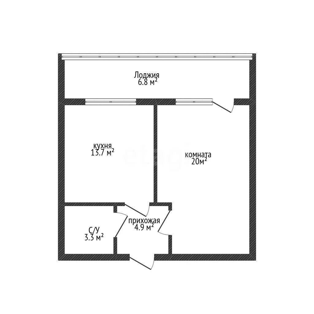 1-к квартира, 42м² (Кореновская улица, 63) - миниатюра 21