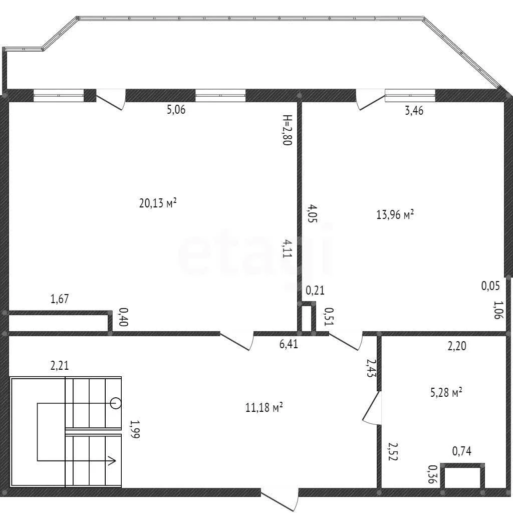 4-к+ квартира, 145.3м² (Гаражная улица, 67) - изображение 1