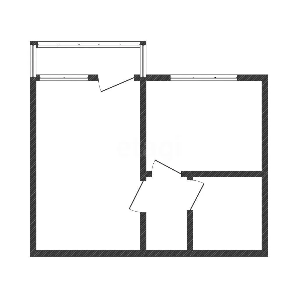 1-к квартира, 33.5м² (Скандинавская улица, 1/2) - миниатюра 10