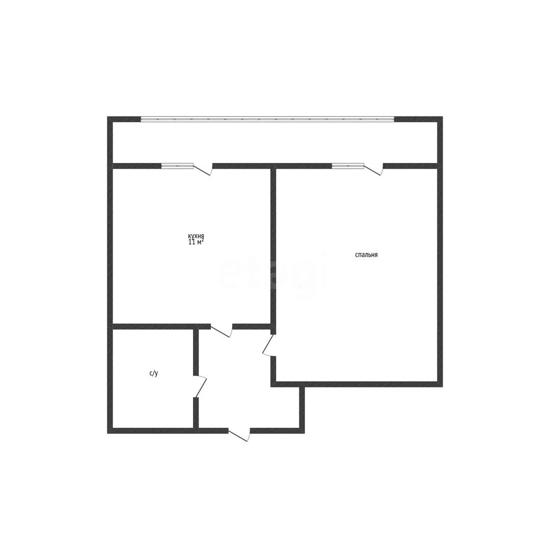 1-к квартира, 36м² (Зиповская улица, 46) - миниатюра 11