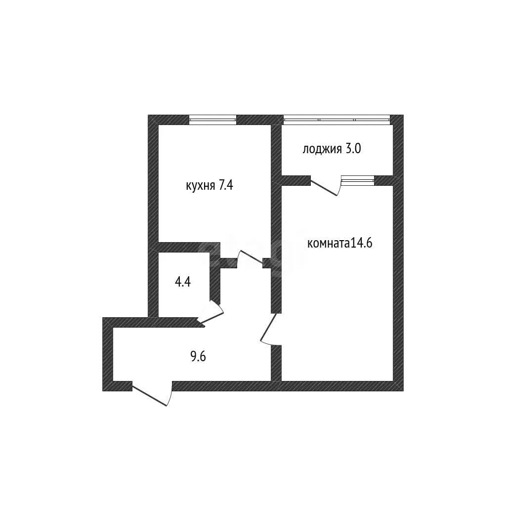 1-к квартира, 37.6м² (Черкасская улица, 125) - миниатюра 10