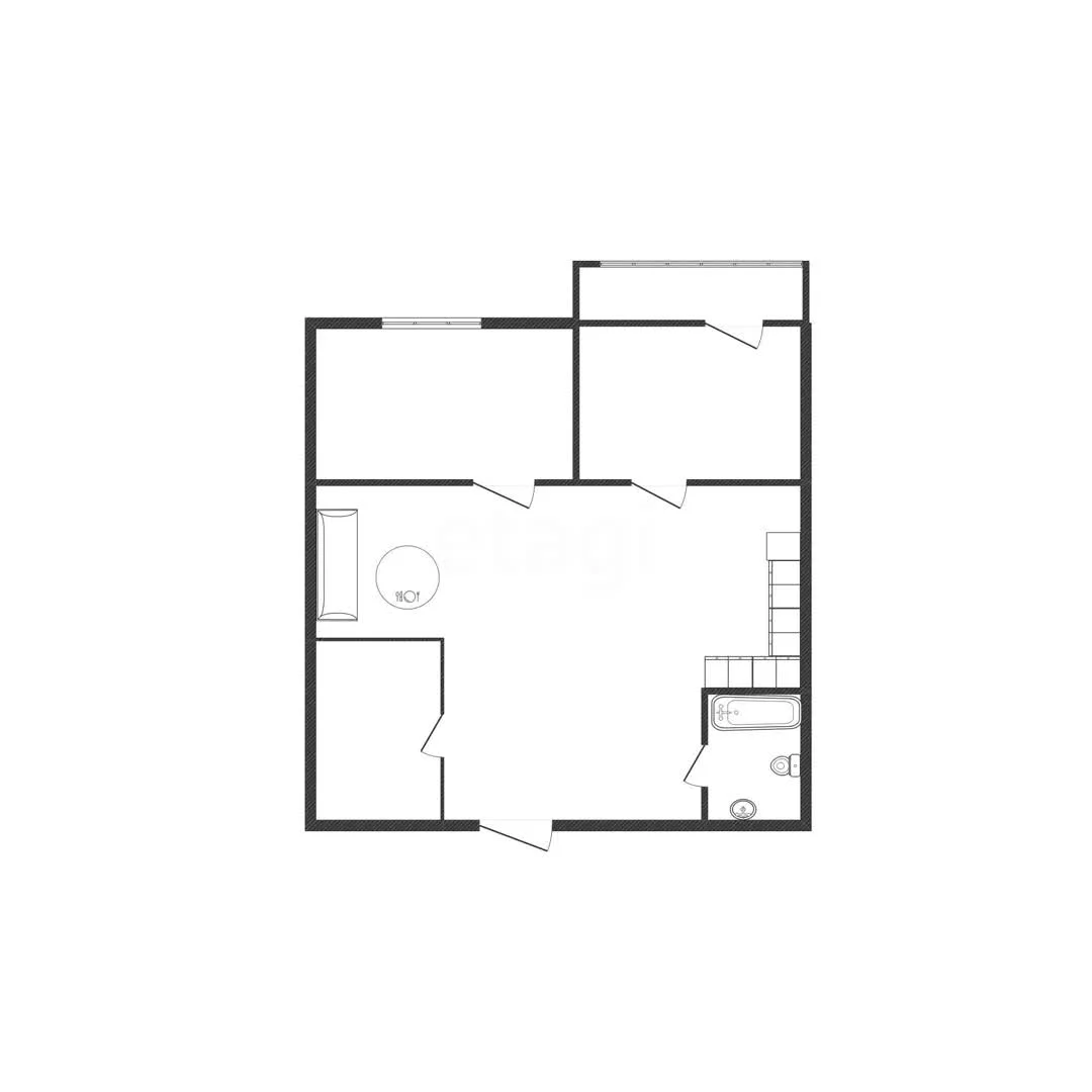 2-к квартира, 40.9м² (улица имени Ф.И. Шаляпина, 30/1к2) - миниатюра 21