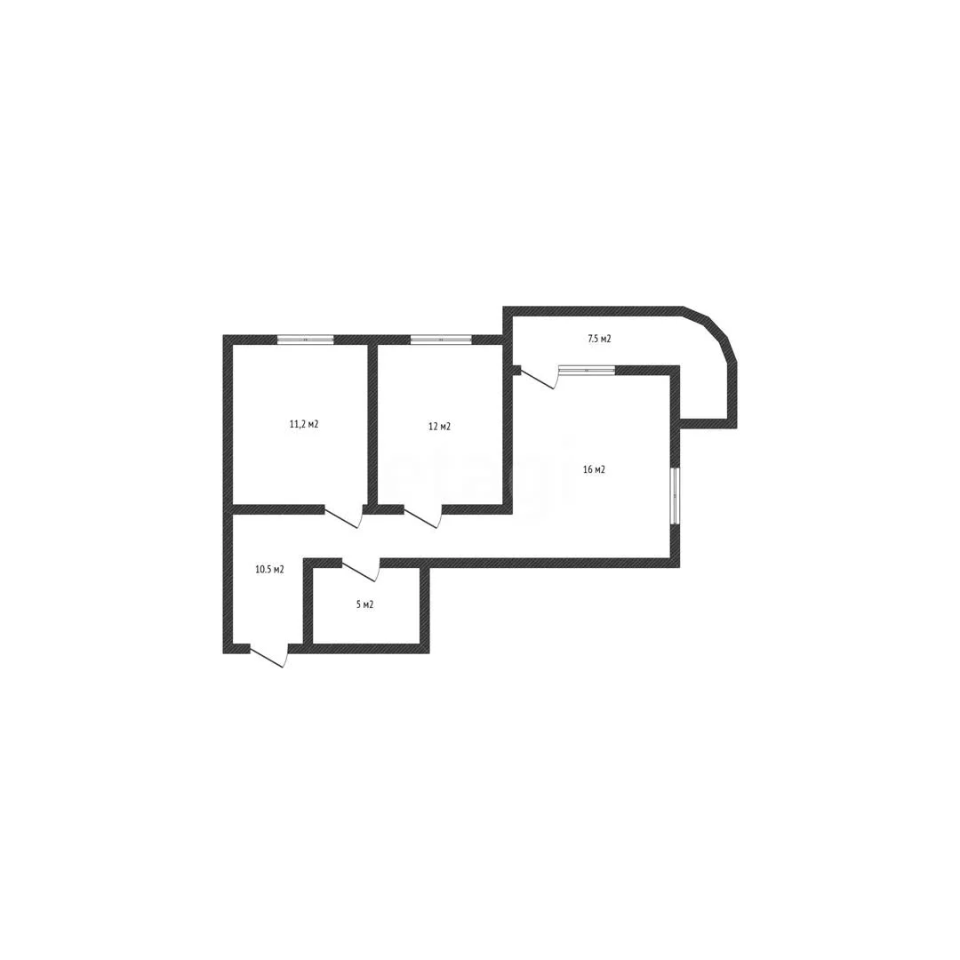 2-к квартира, 60м² (улица им. Героя Яцкова И.В., 19к2) - миниатюра 11