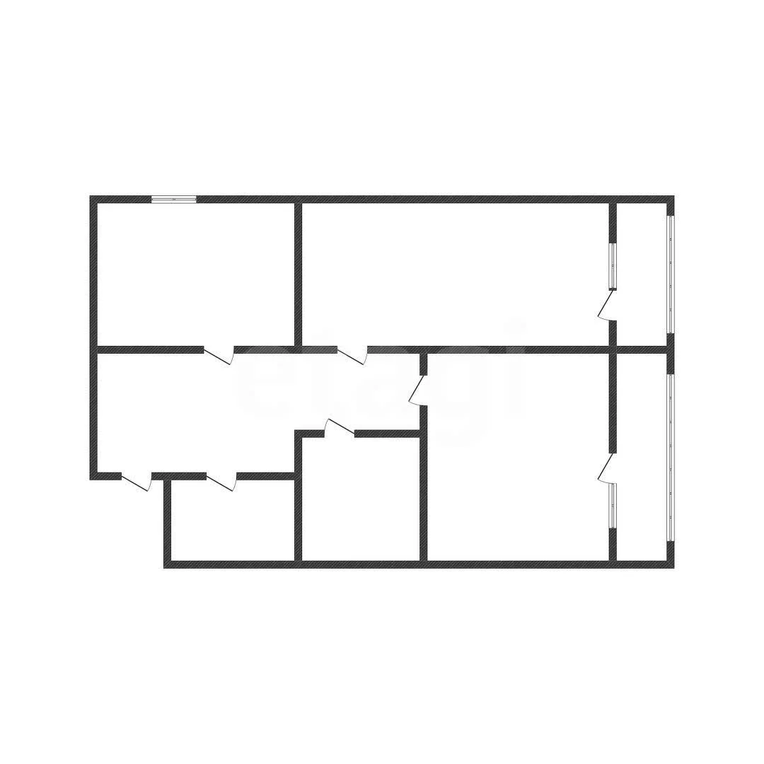 2-к квартира, 67м² (Сергиевская улица, 51) - миниатюра 23