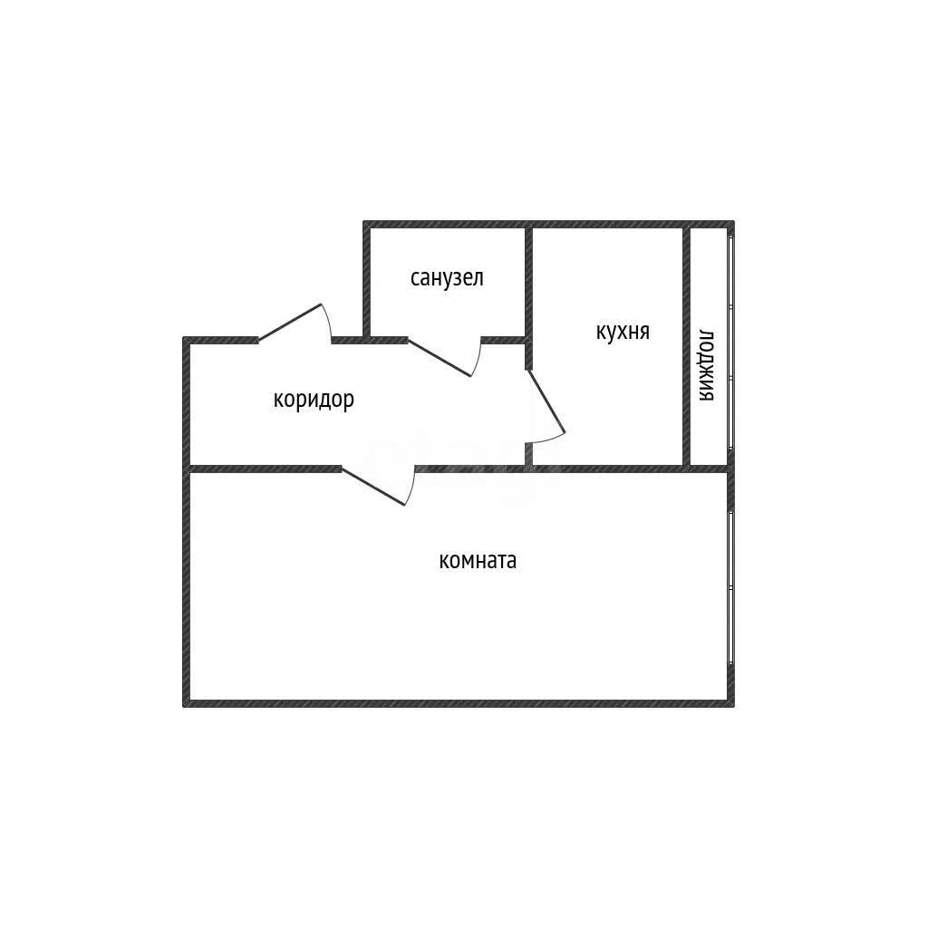 1-к квартира, 41.2м² (улица имени С.В. Рахманинова, 27) - миниатюра 13