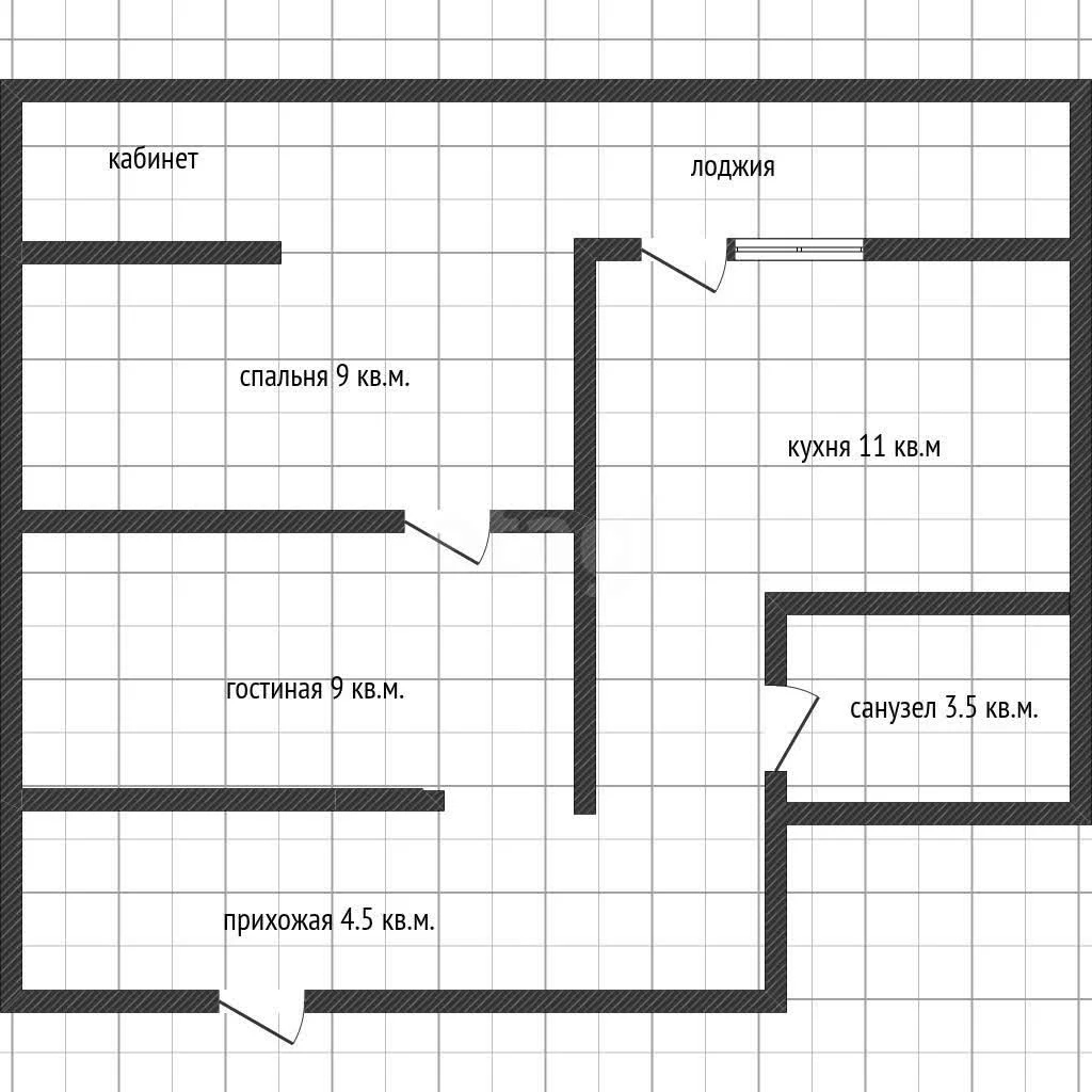 1-к квартира, 36.3м² (Круговая улица, 4вк4) - миниатюра 18