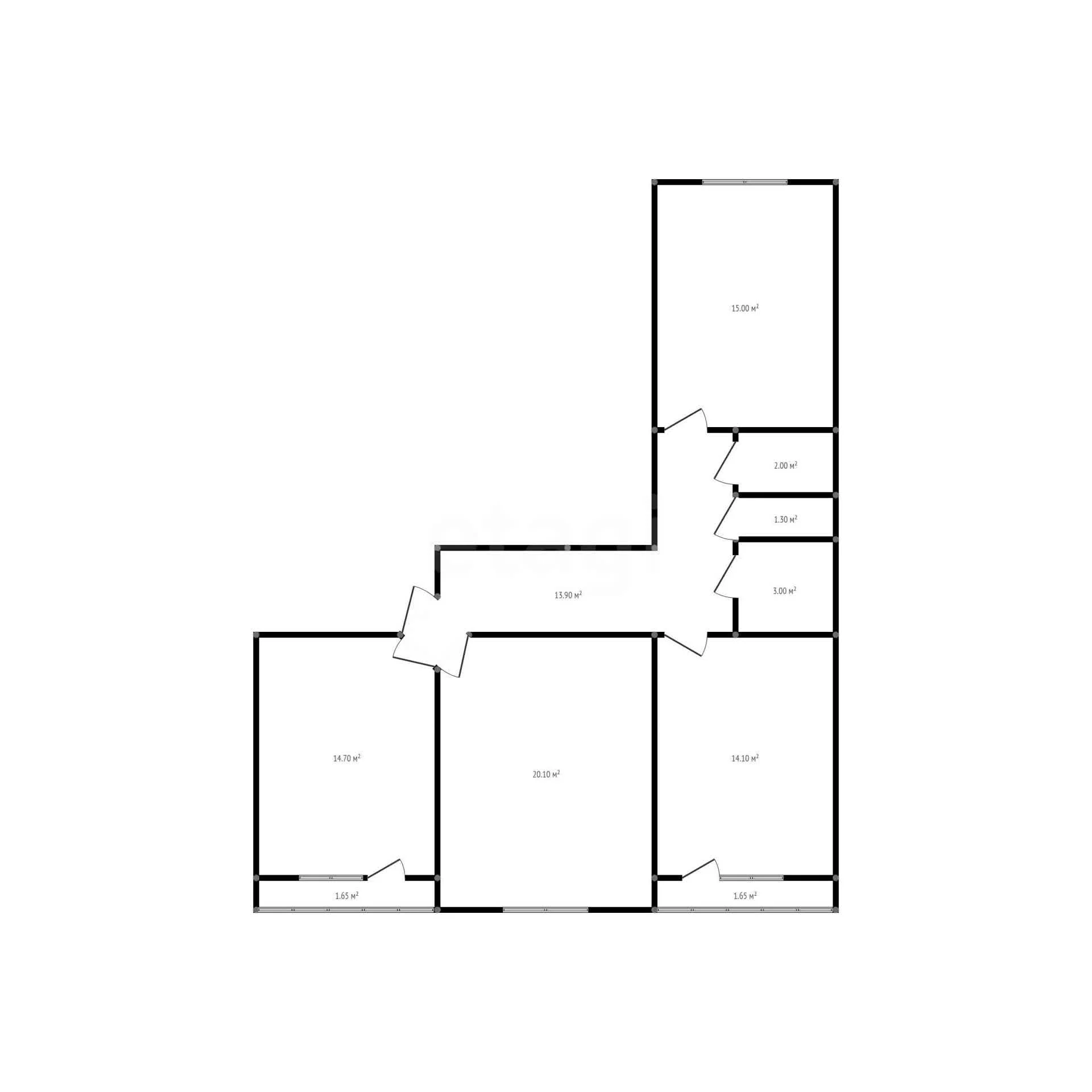 3-к квартира, 84.2м² (улица имени Жлобы, 145) - миниатюра 13