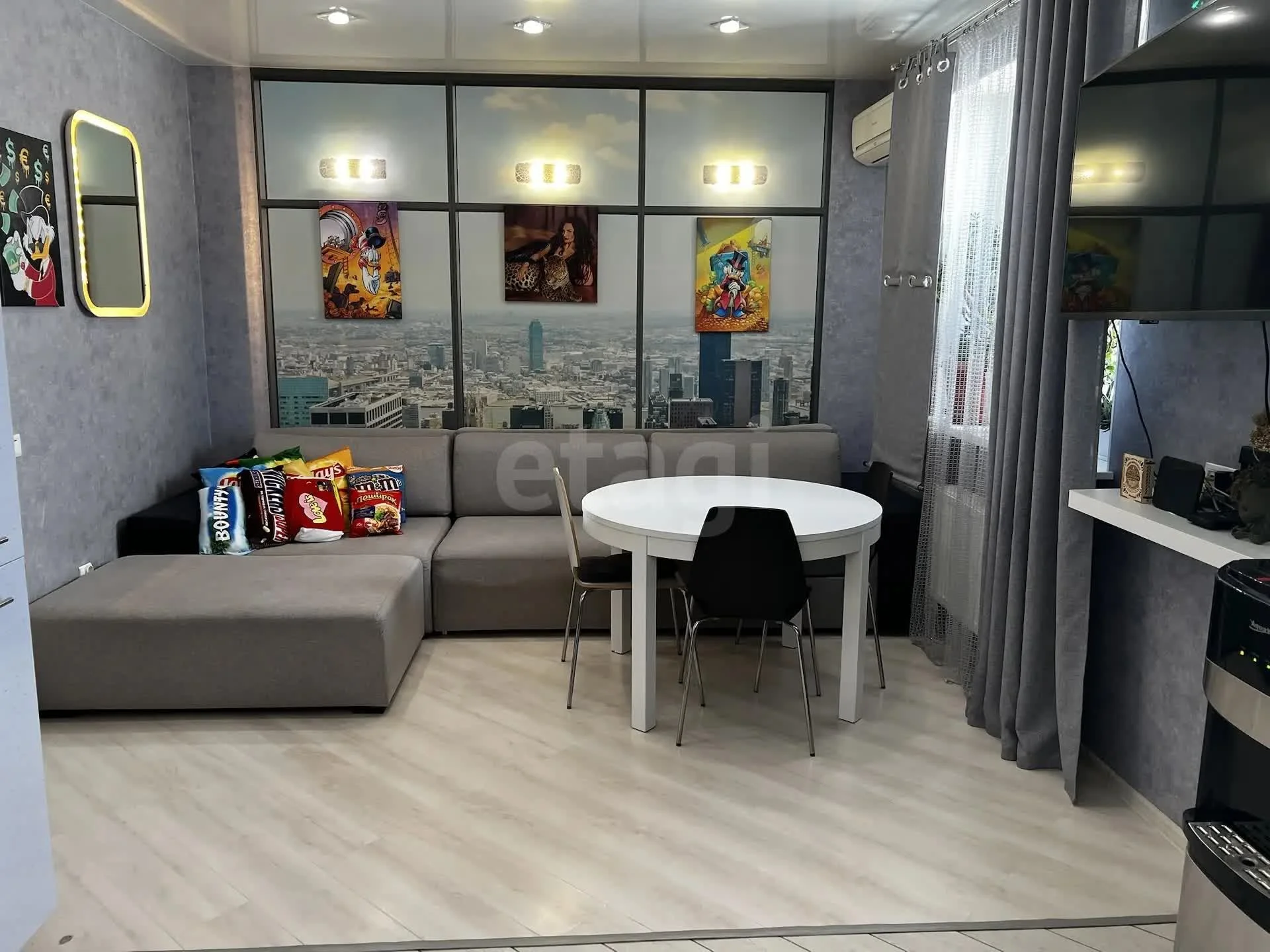 3-к квартира, 87.4м² (Московская улица, 129) - миниатюра 3
