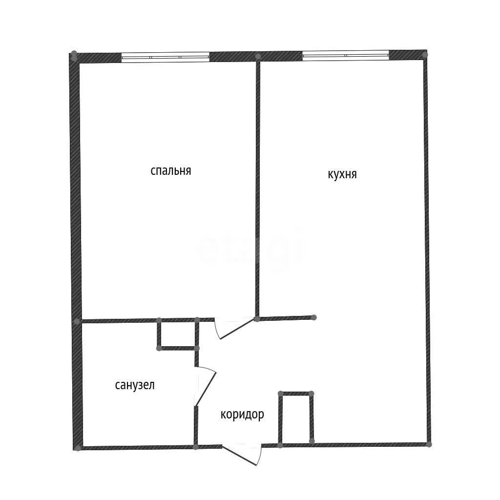 1-к квартира, 35.9м² (улица Ивана Беличенко, 92) - миниатюра 26