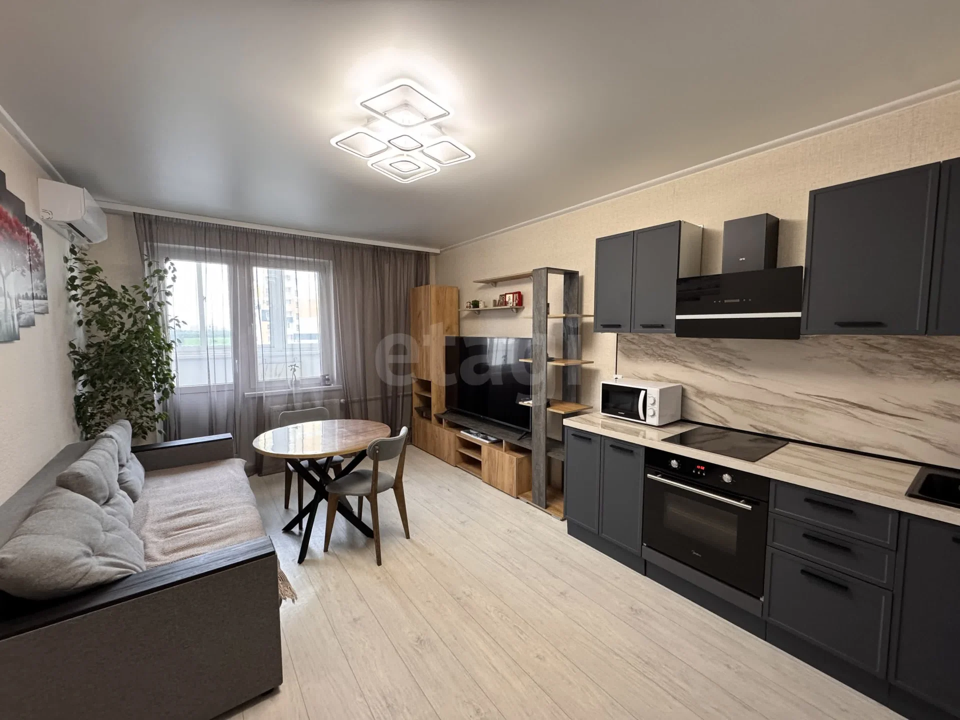 2-к квартира, 55.9м² (улица Генерал-лейтенанта Александра Сапрунова, 37к1) - миниатюра 4