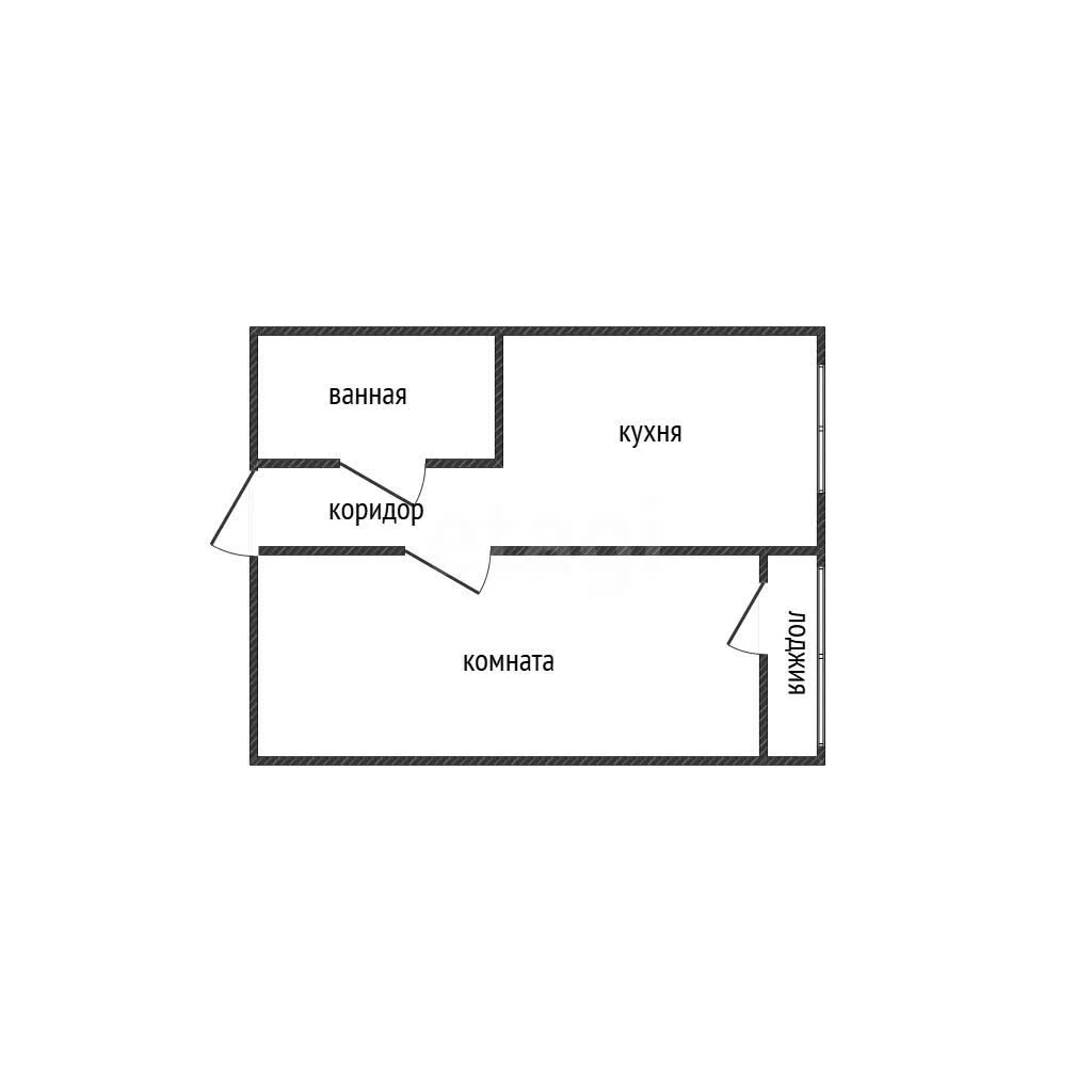 1-к квартира, 39м² (улица имени Сергея Есенина, 98) - миниатюра 9