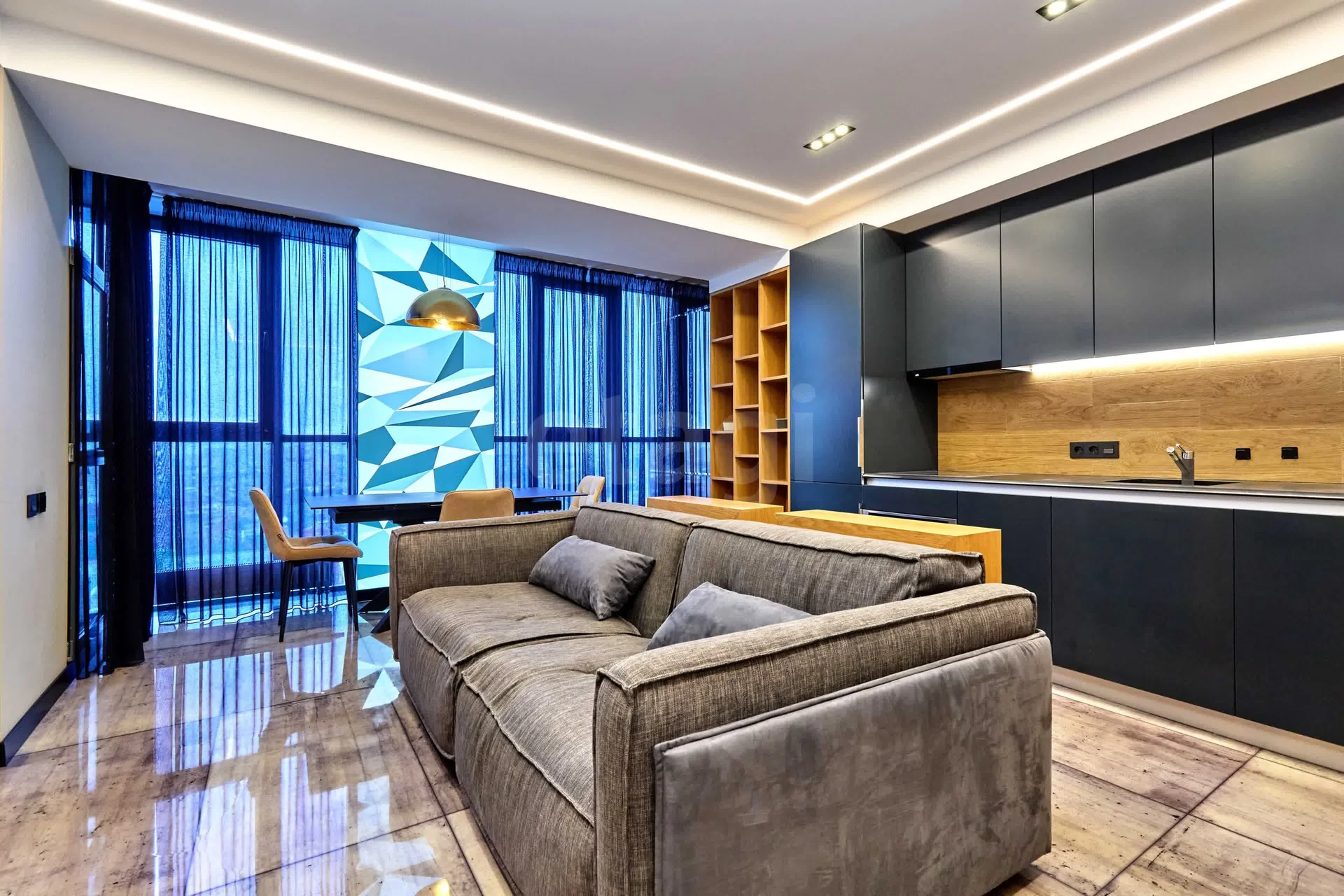 1-к квартира, 55.6м² (улица Будённого, 129) - изображение 1