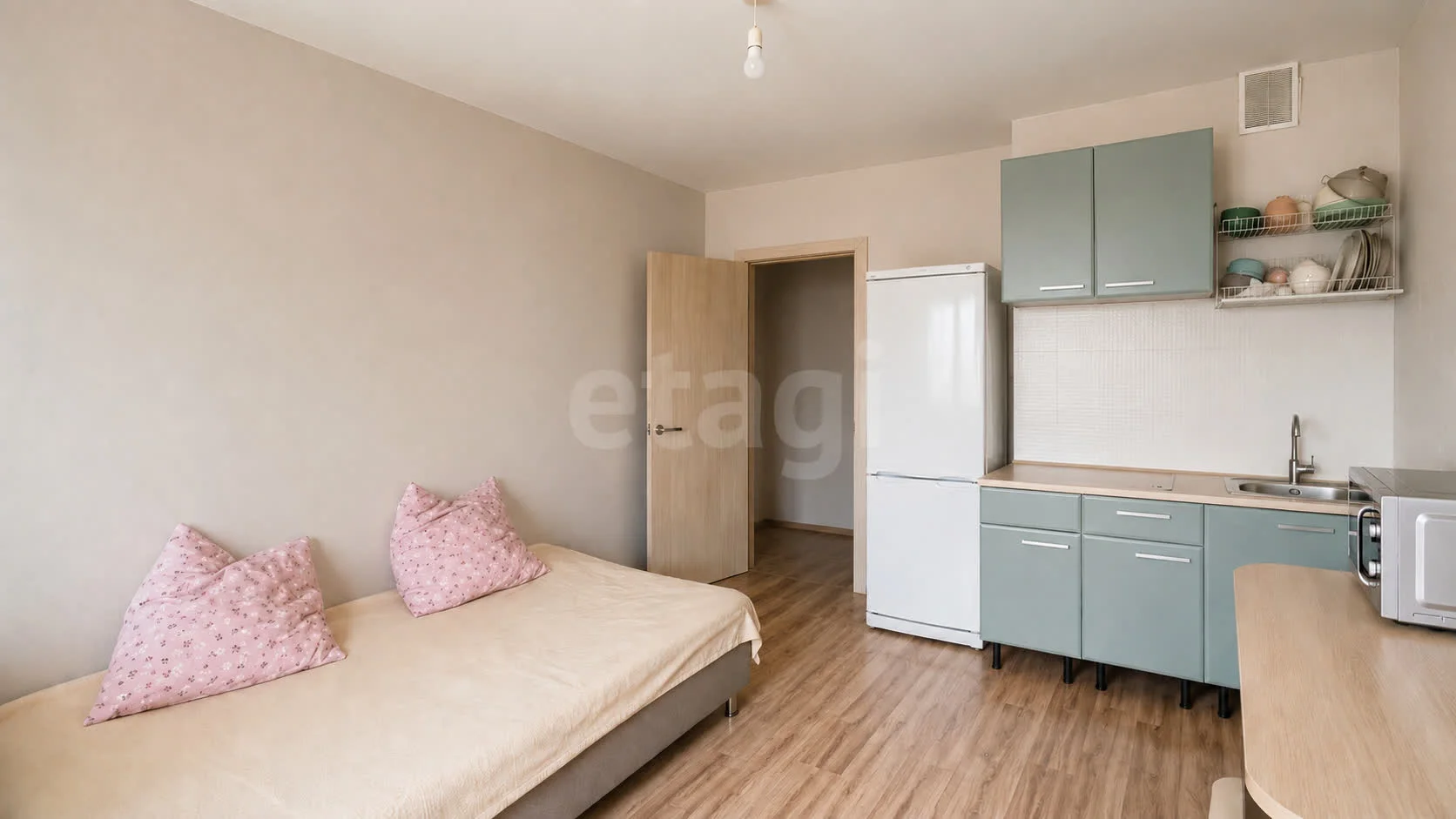 Студия, 26.2м² (улица Героя А.А. Аверкиева, 38) - изображение 1