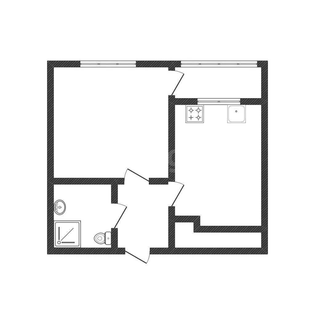 1-к квартира, 35.7м² (улица Селезнёва, 4/15к1) - миниатюра 8