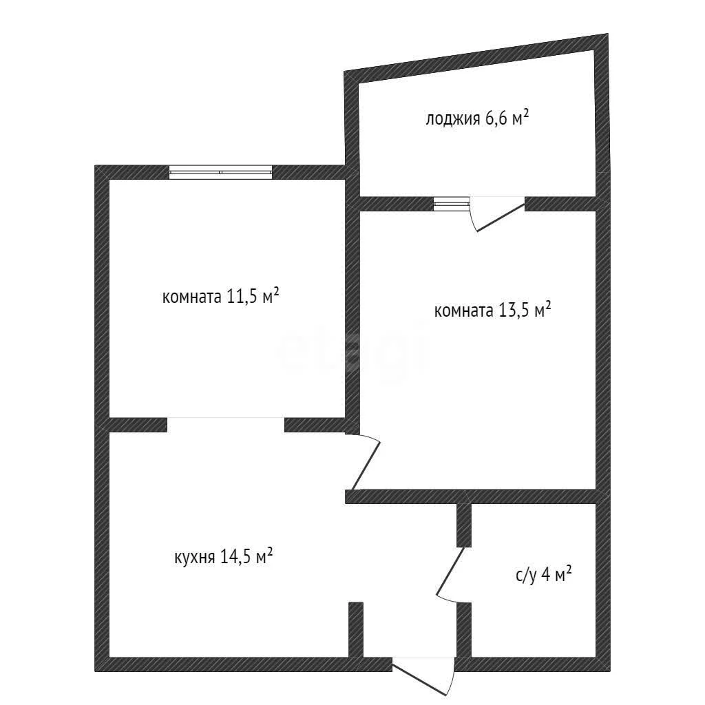 2-к квартира, 43.1м² (улица Марины Цветаевой, 3к1) - миниатюра 15