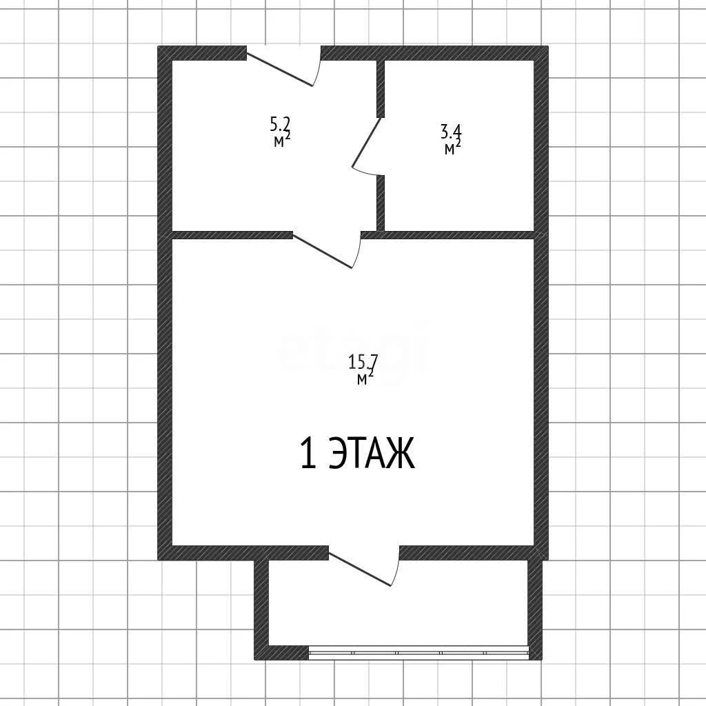 Студия, 39.8м² (Измаильская улица, 82к1) - миниатюра 25