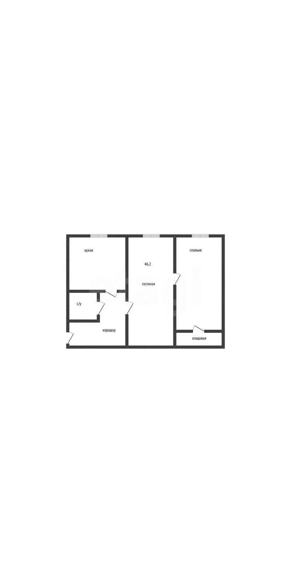 2-к квартира, 46.2м² (улица Стасова, 144) - миниатюра 10
