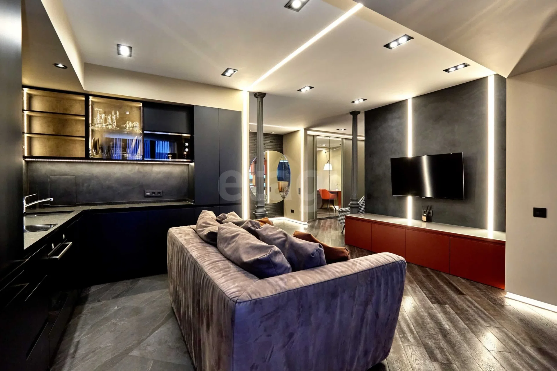1-к квартира, 51.1м² (улица Будённого, 129) - миниатюра 7