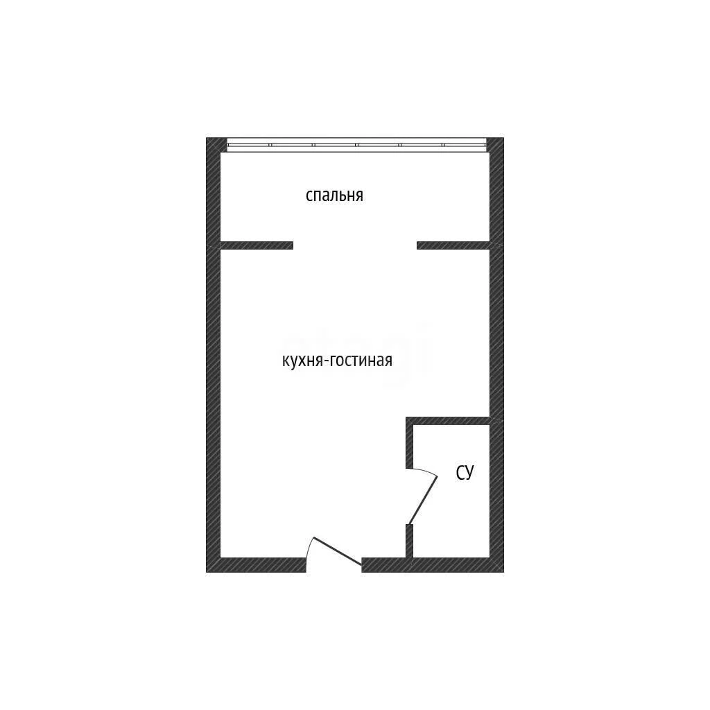 Студия, 24.1м² (Парижская улица, 5/1) - миниатюра 8
