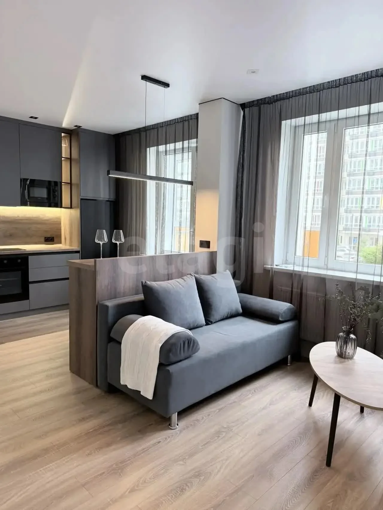 1-к квартира, 44.1м² (улица имени Героя Георгия Бочарникова, 4к1) - изображение 1