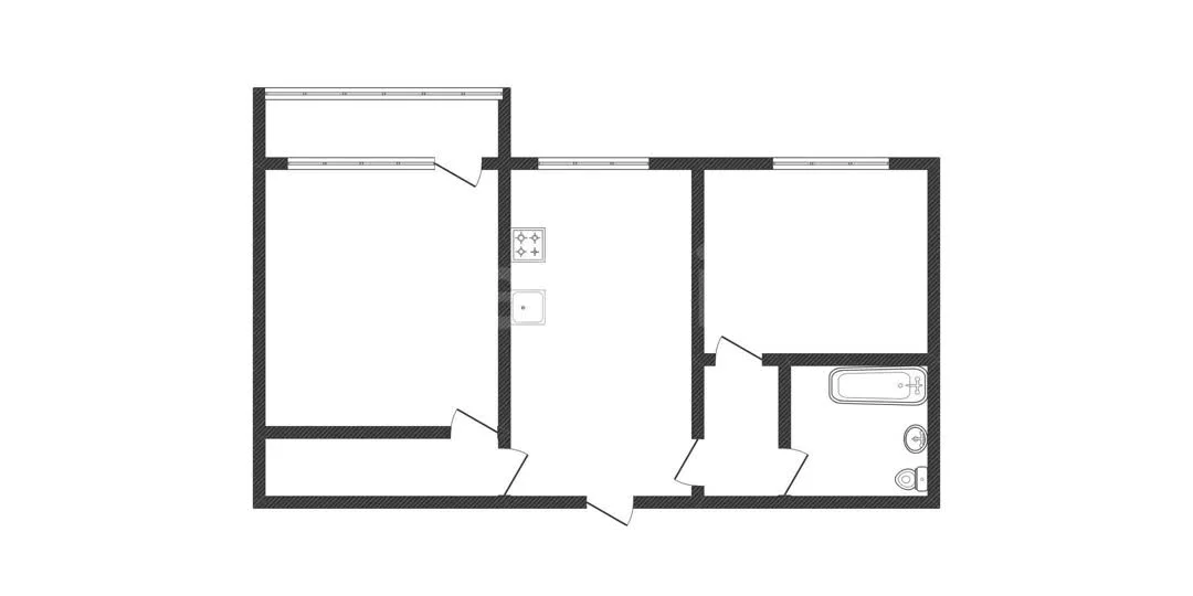 2-к квартира, 51.9м² (Сормовская улица, 177) - миниатюра 13