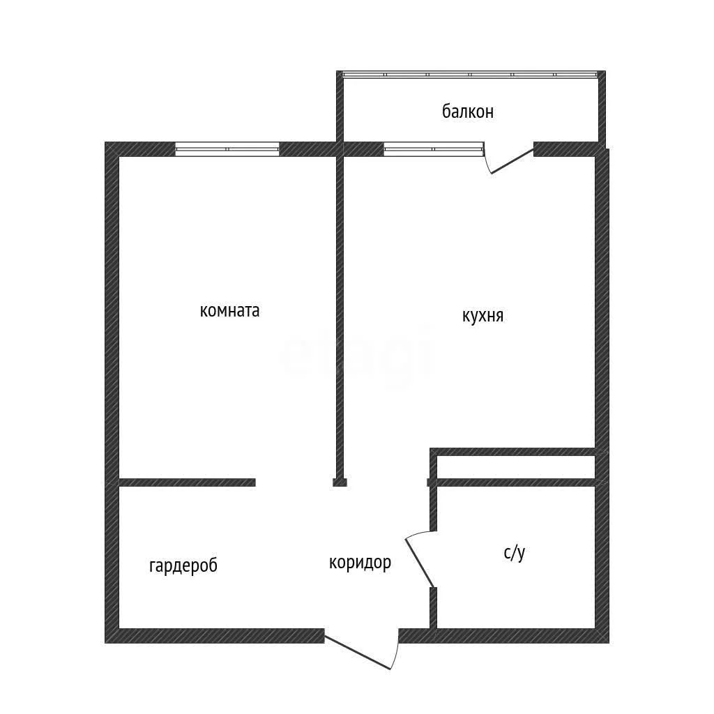 1-к квартира, 34.1м² (улица Западный Обход, 39/2к5) - миниатюра 13