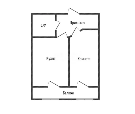 1-к квартира, 39.2м² (улица имени Сергея Есенина, 82/3) - миниатюра 7