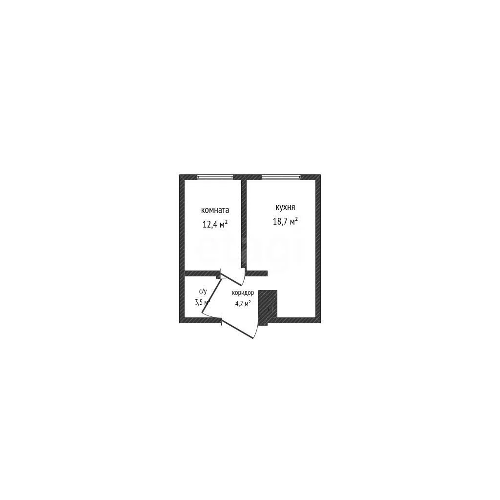 1-к квартира, 38.8м² (улица Ивана Беличенко, 90к3) - миниатюра 11