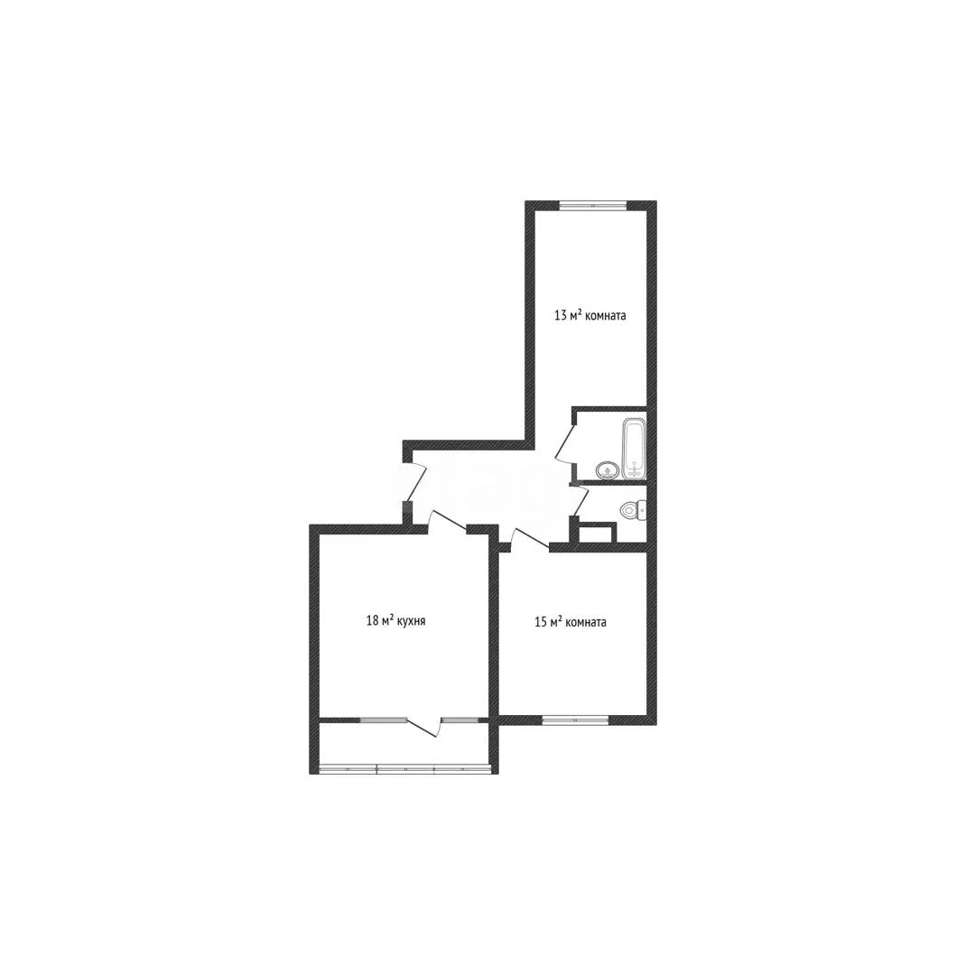 2-к квартира, 63.1м² (Домбайская улица, 55к6) - миниатюра 10