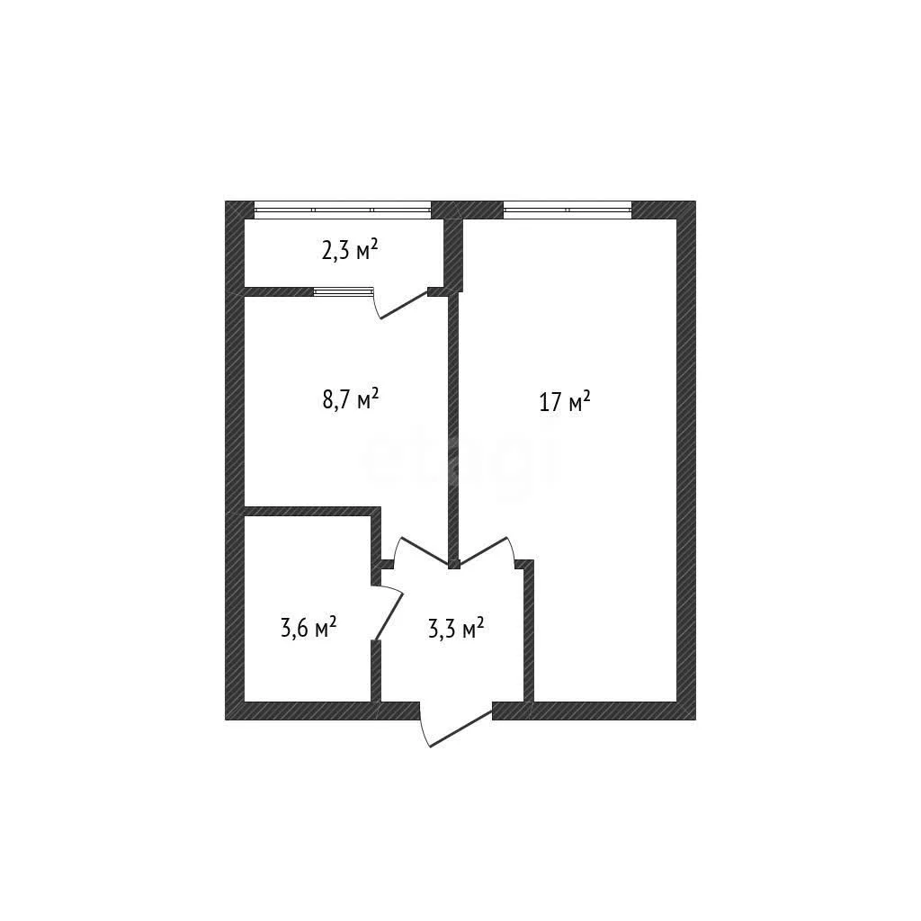2-к квартира, 55.1м² (Питерская улица, 40к4) - миниатюра 9