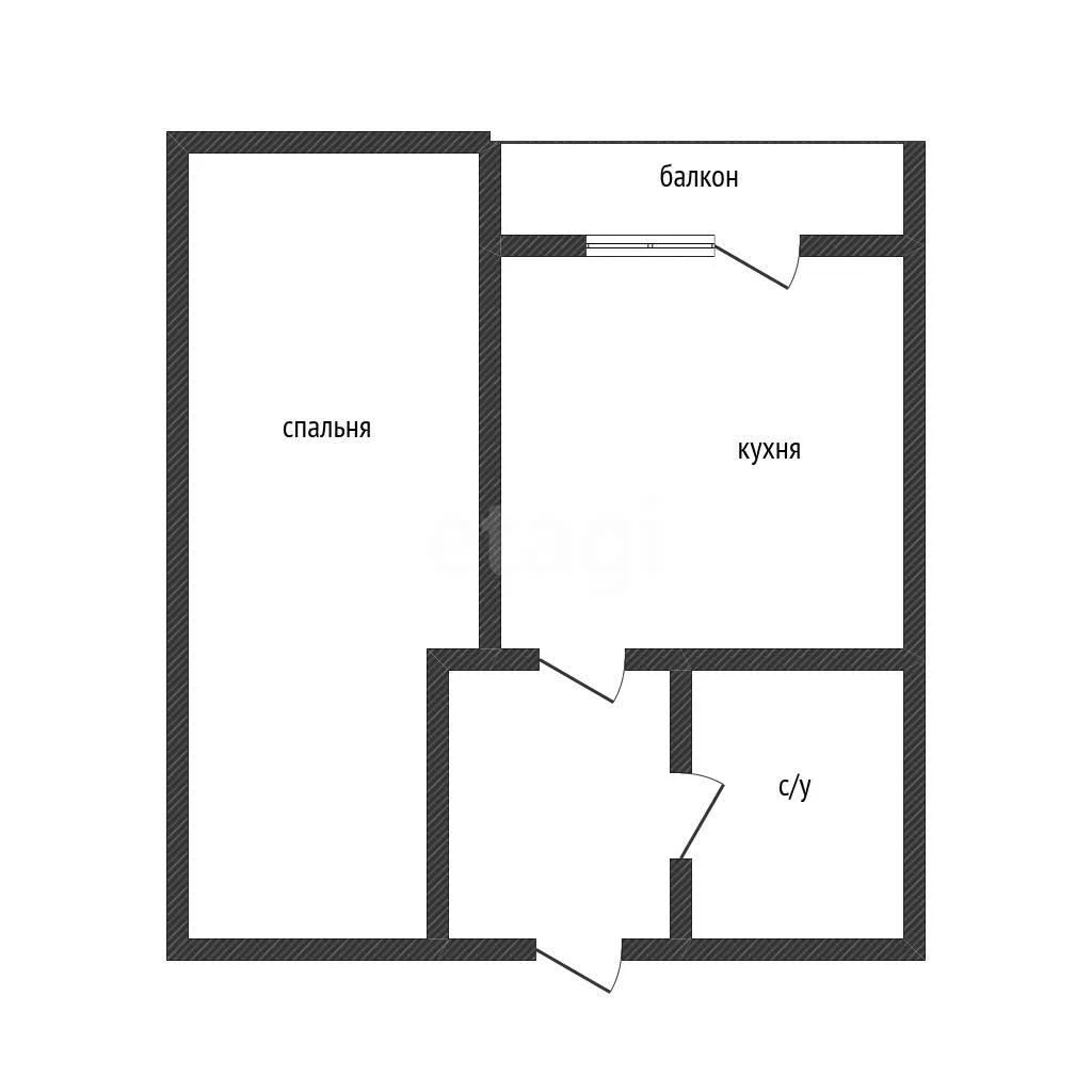 1-к квартира, 29.7м² (улица имени Туполева А.Н., 5) - миниатюра 6