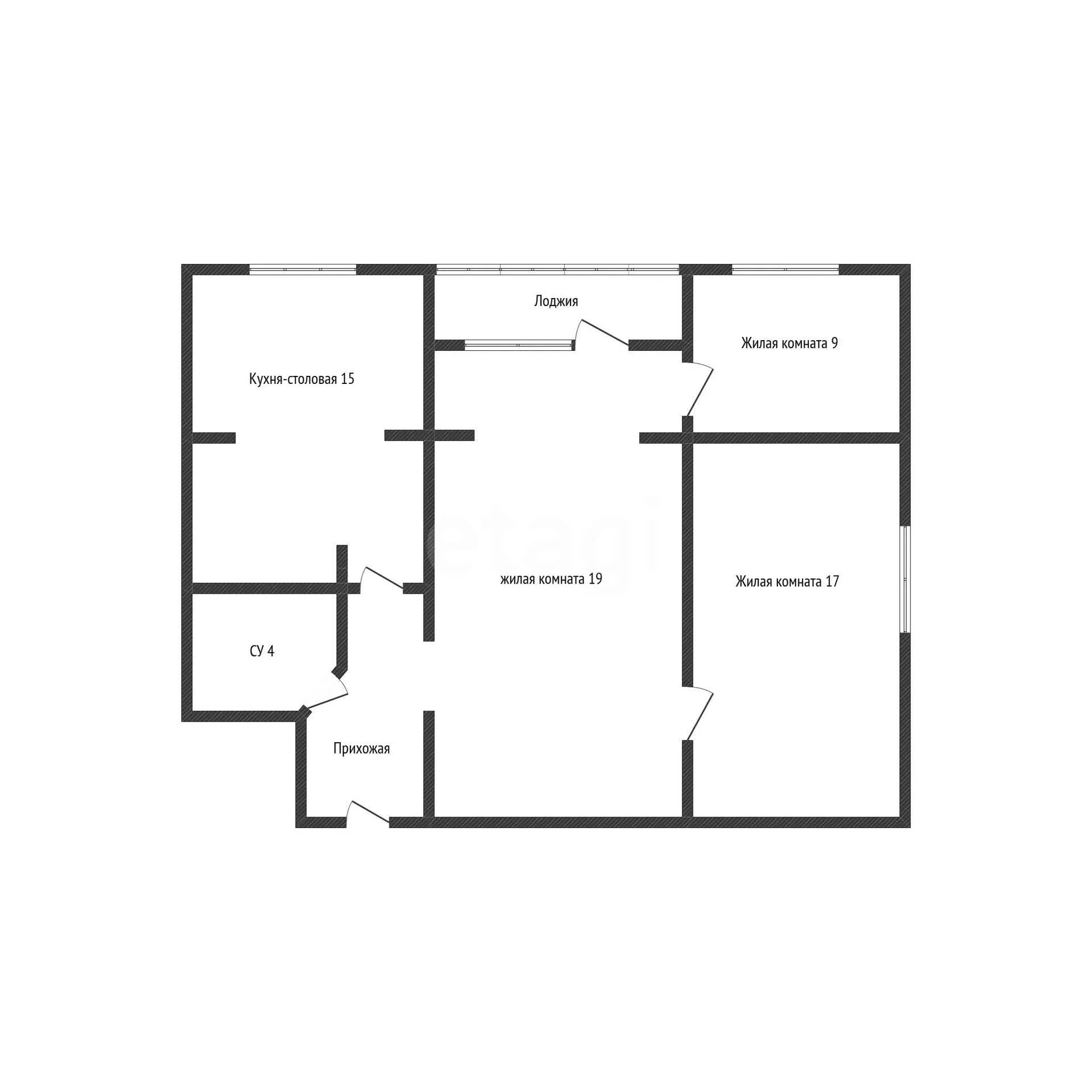 3-к квартира, 61.1м² (Ставропольская улица, 240) - миниатюра 22