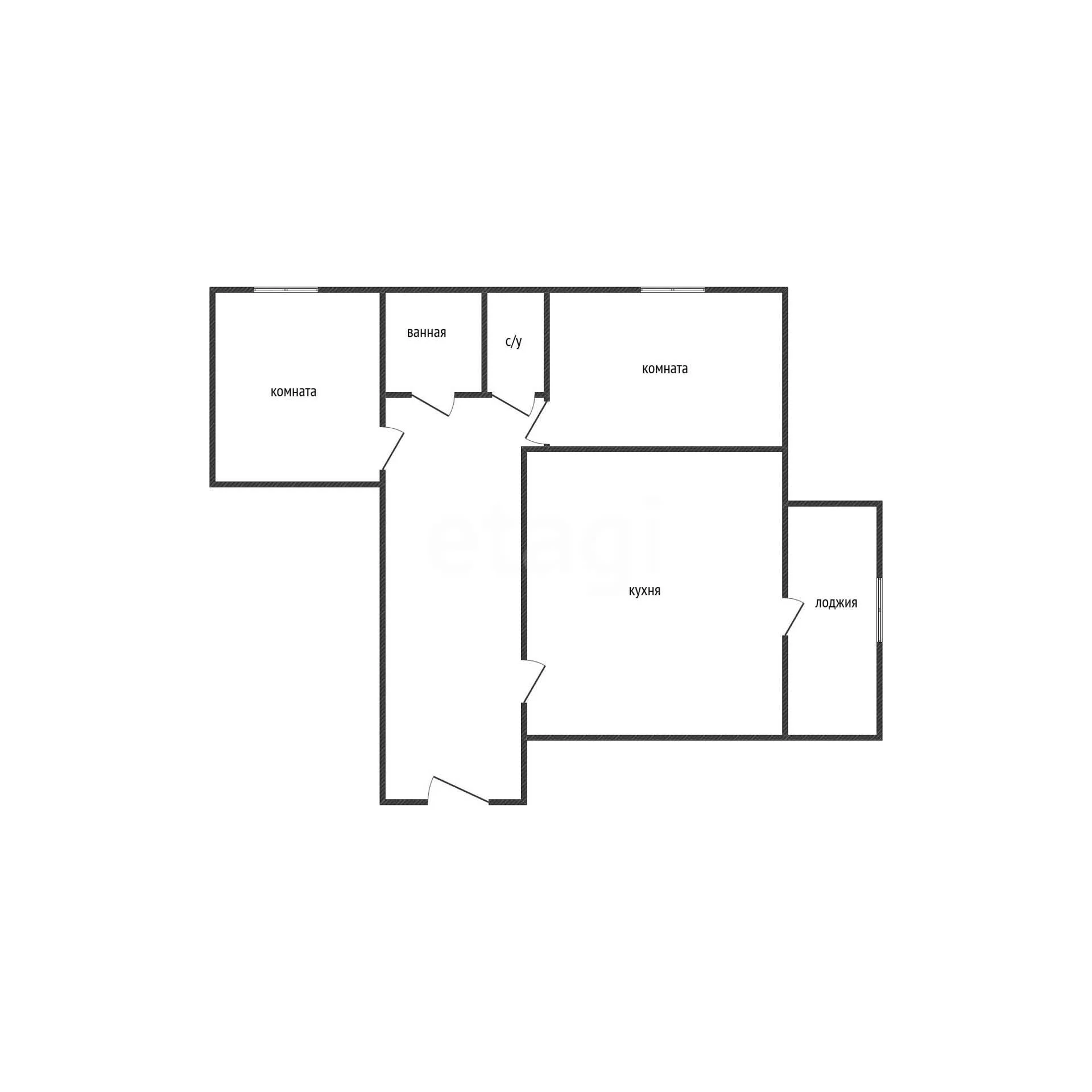 2-к квартира, 71.5м² (улица Генерала Петрова, 2/алит2) - миниатюра 31