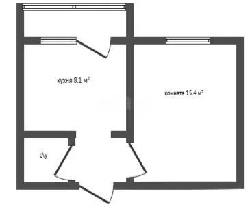 1-к квартира, 29.3м² (улица Тургеневское шоссе, 33/1к5) - миниатюра 15