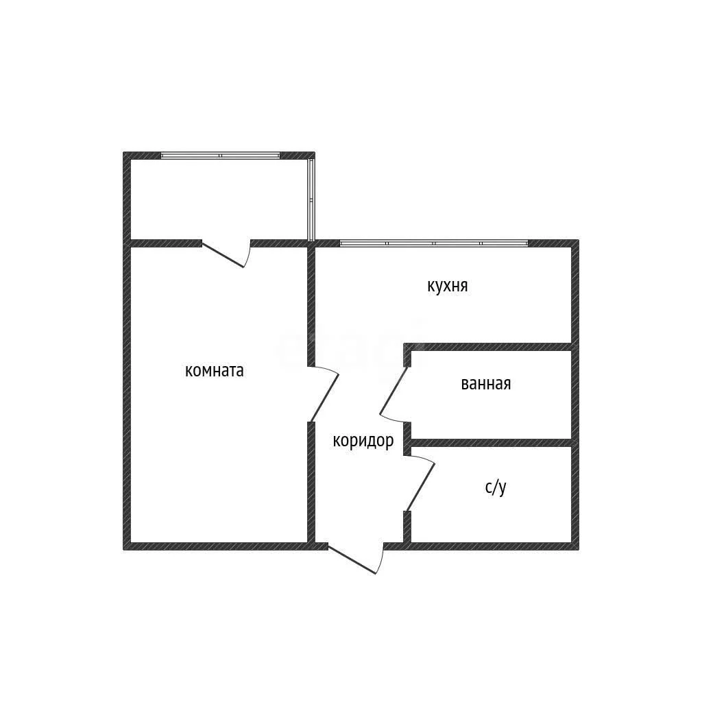 1-к квартира, 28.7м² (улица имени Невкипелого, 31) - миниатюра 12