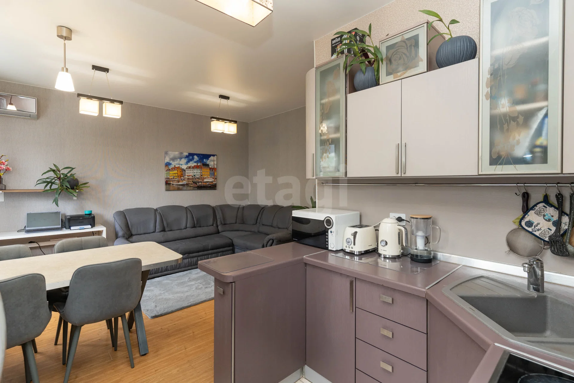2-к квартира, 45.1м² (2-я Тихая улица, 1/9) - миниатюра 11