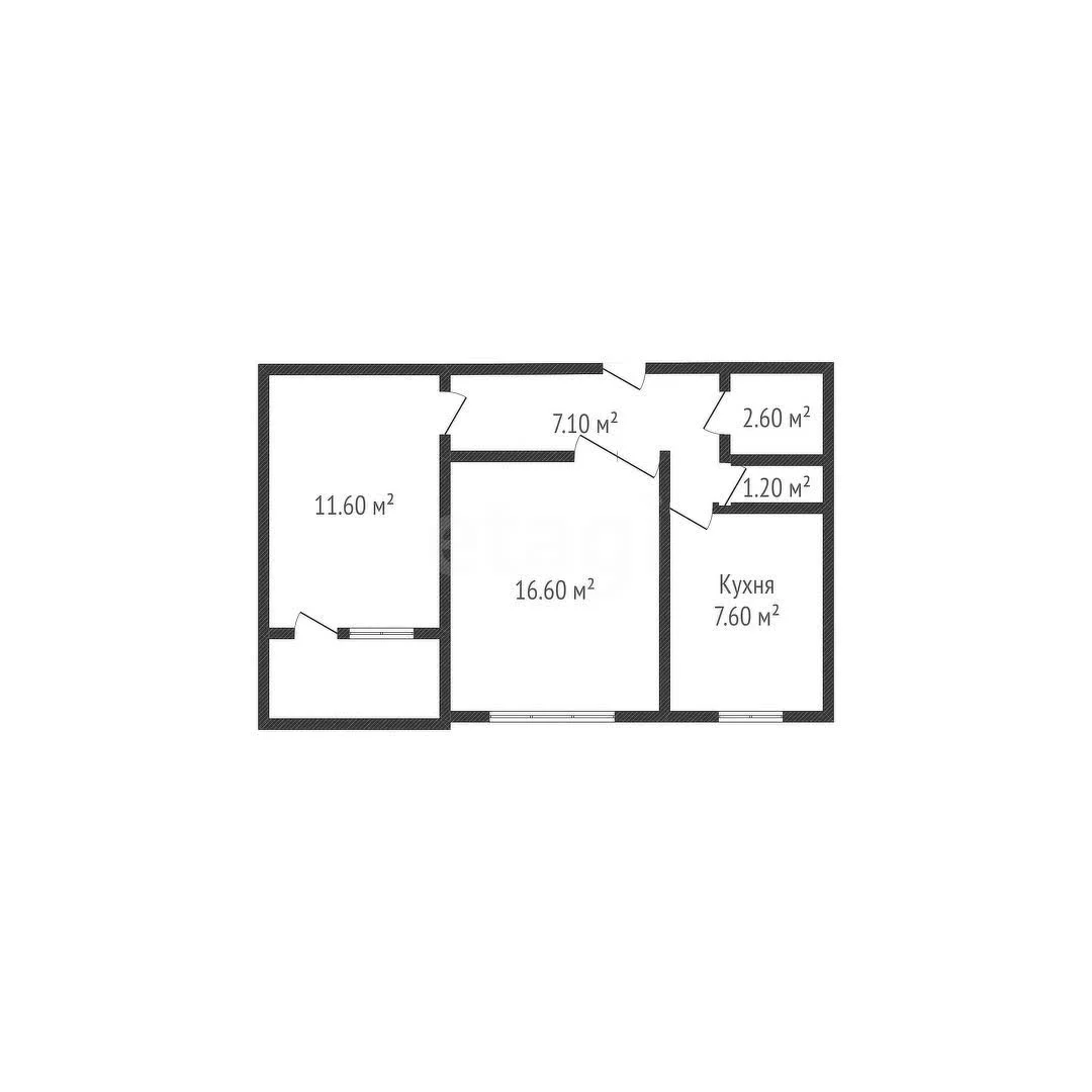 2-к квартира, 49.2м² (Промышленная улица, 21/4) - миниатюра 10