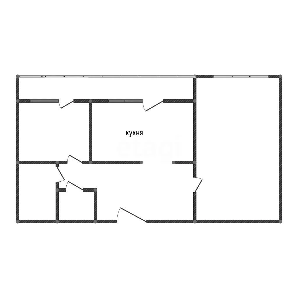 2-к квартира, 56.9м² (Ставропольская улица, 183/2) - миниатюра 13