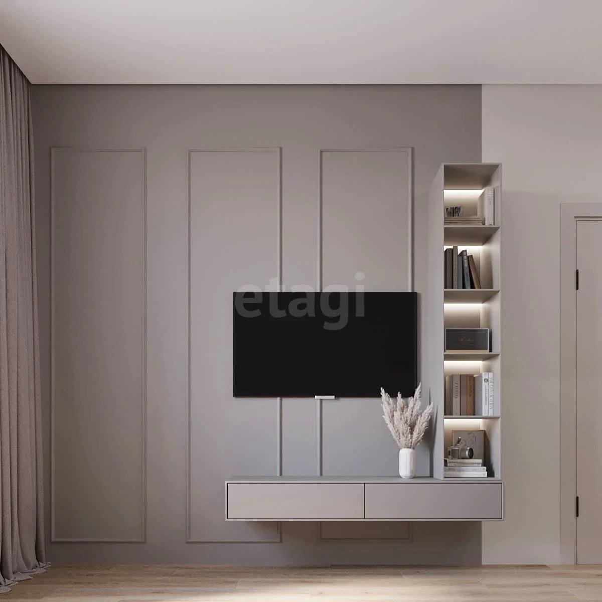 2-к квартира, 53.1м² (Домбайская улица, 55) - миниатюра 4