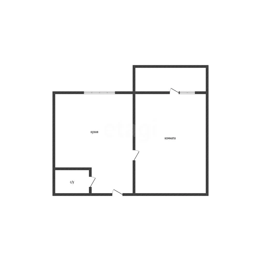 1-к квартира, 29.9м² (улица имени Мусоргского М.П., 1а) - миниатюра 10
