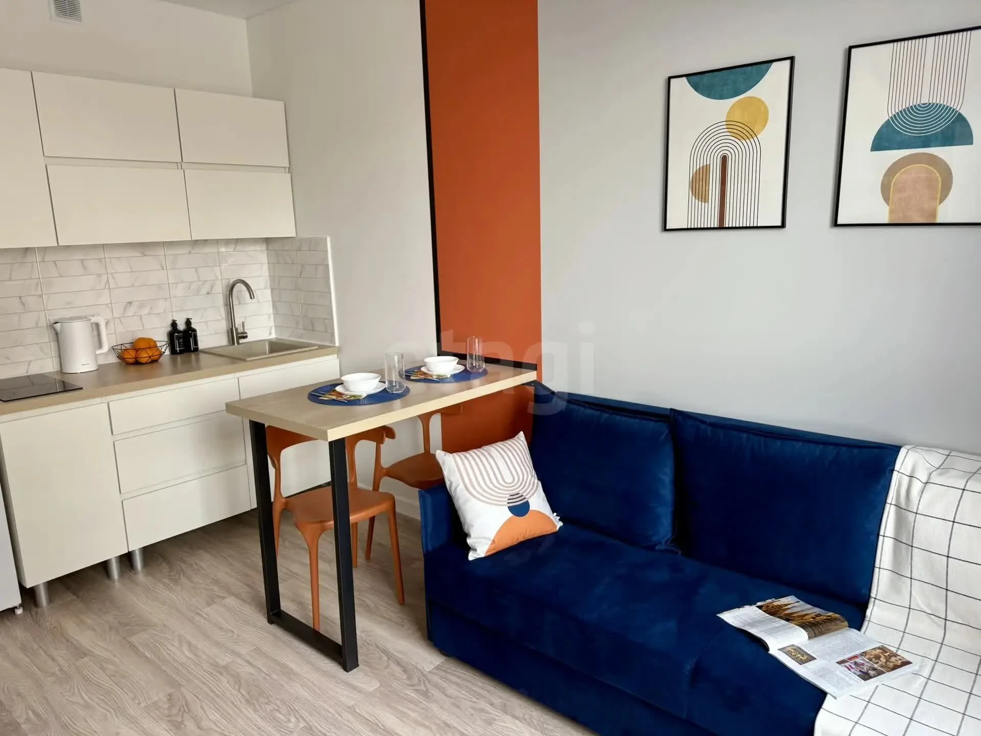 Студия, 22м² (улица Марины Цветаевой, 7к1) - миниатюра 5