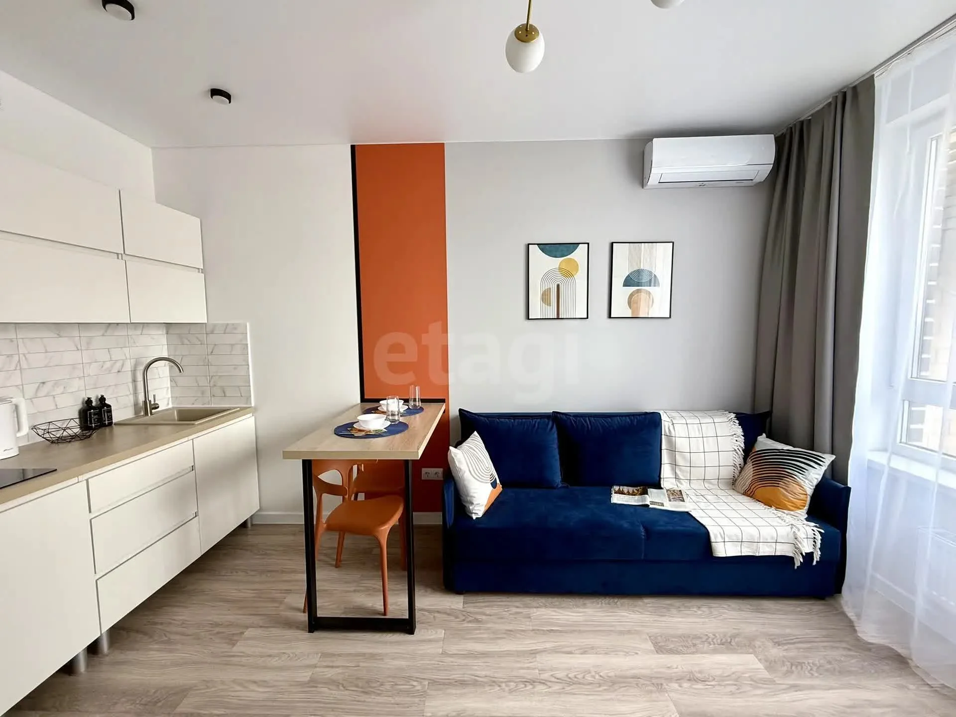 Студия, 22м² (улица Марины Цветаевой, 7к1) - миниатюра 7