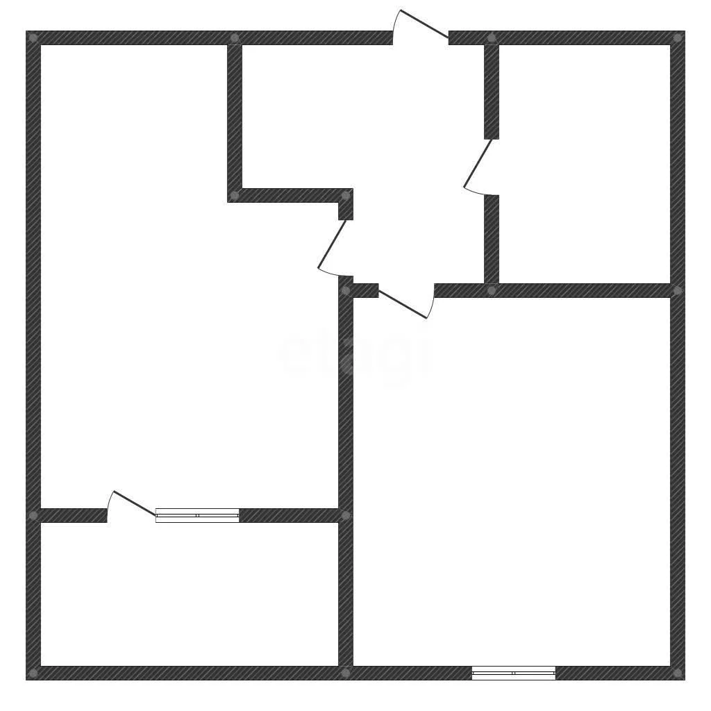1-к квартира, 30.2м² (улица имени Виктора Анфиногенова, 12к3) - миниатюра 15