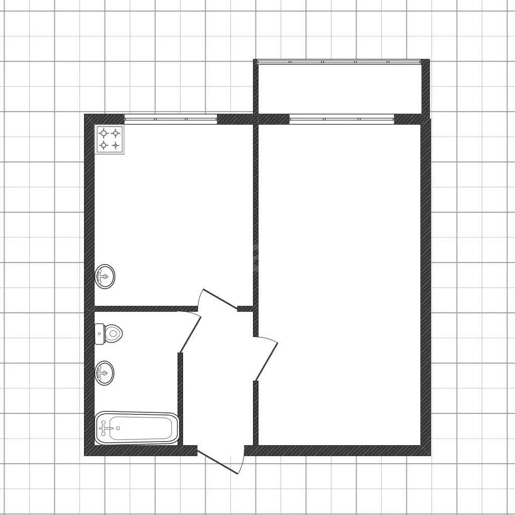 1-к квартира, 34.8м² (Черкасская улица, 129) - миниатюра 15