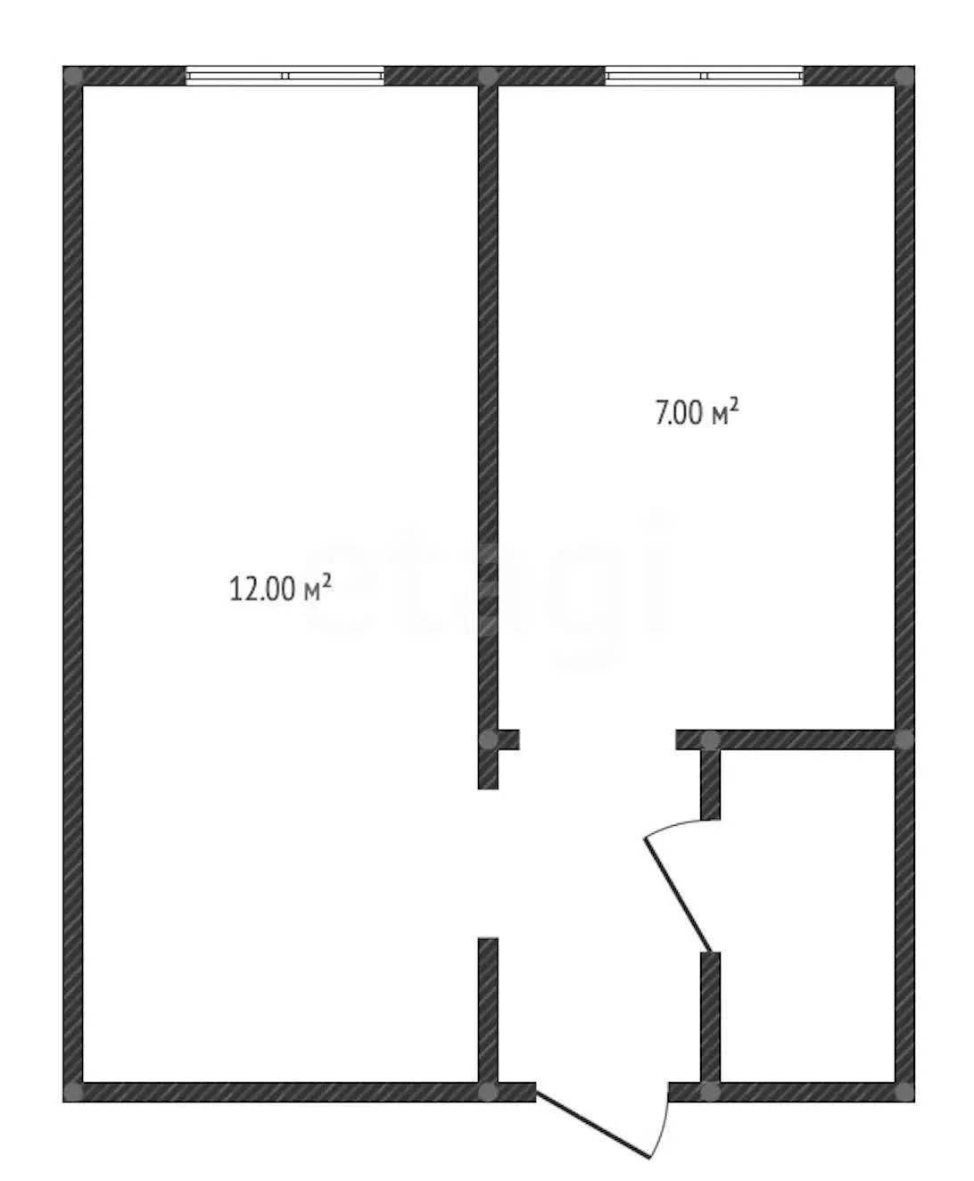 1-к квартира, 29.5м² (Виноградная улица, 2/1) - миниатюра 6