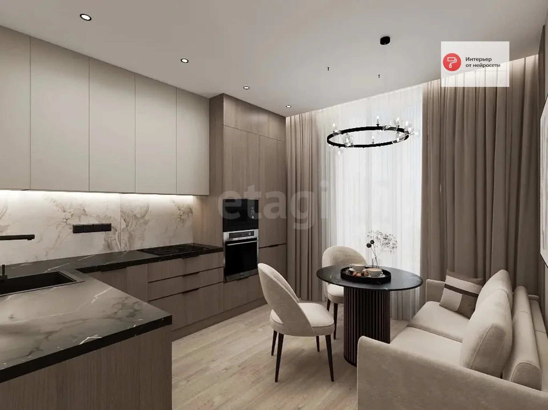 1-к квартира, 35.9м² (Обрывная улица, 132/1к21) - миниатюра 6