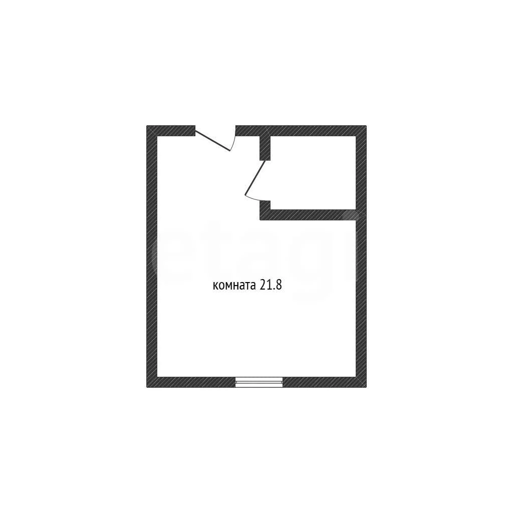Студия, 21.8м² (Виноградная улица, 2) - миниатюра 11