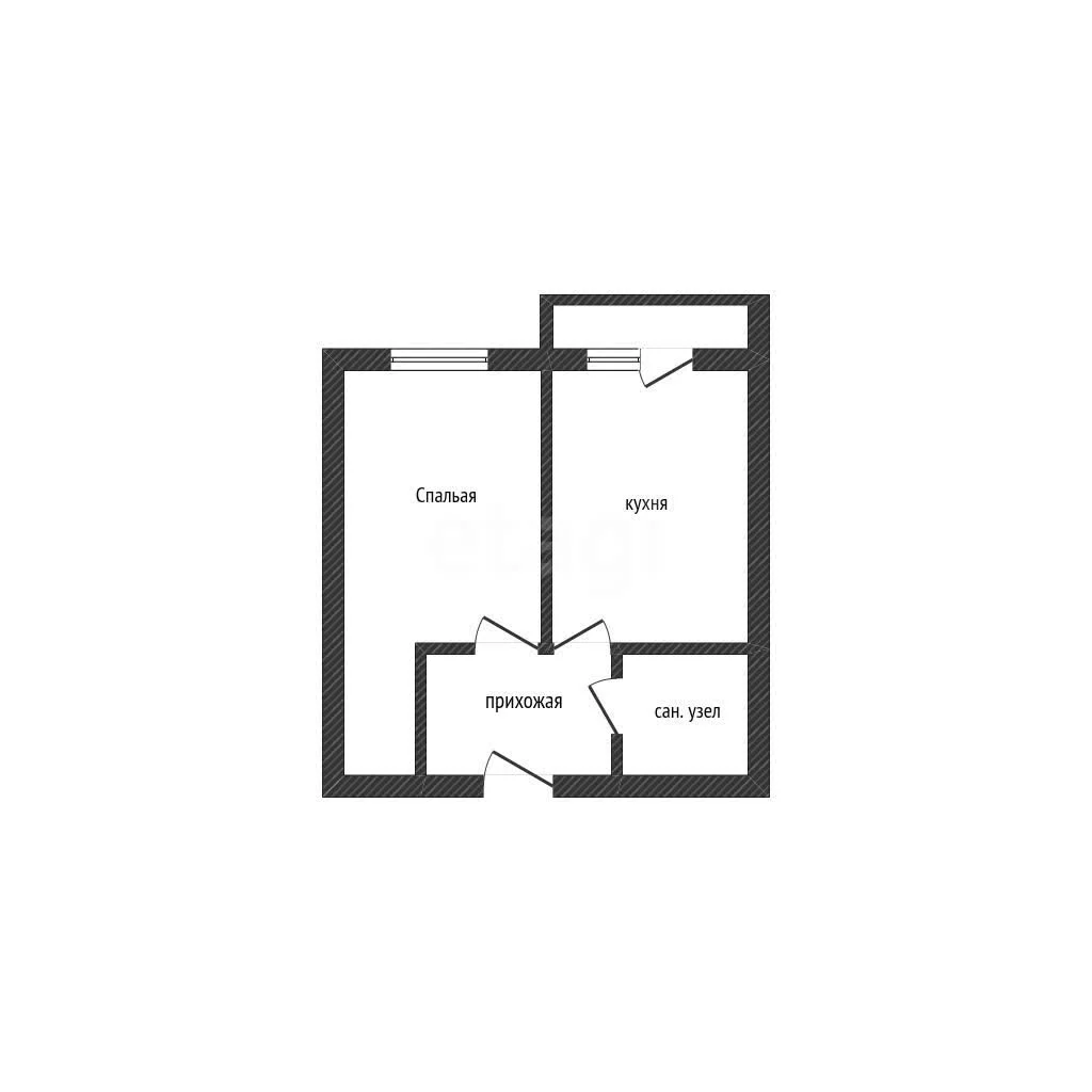 1-к квартира, 29м² (улица Западный Обход, 42к6) - миниатюра 13