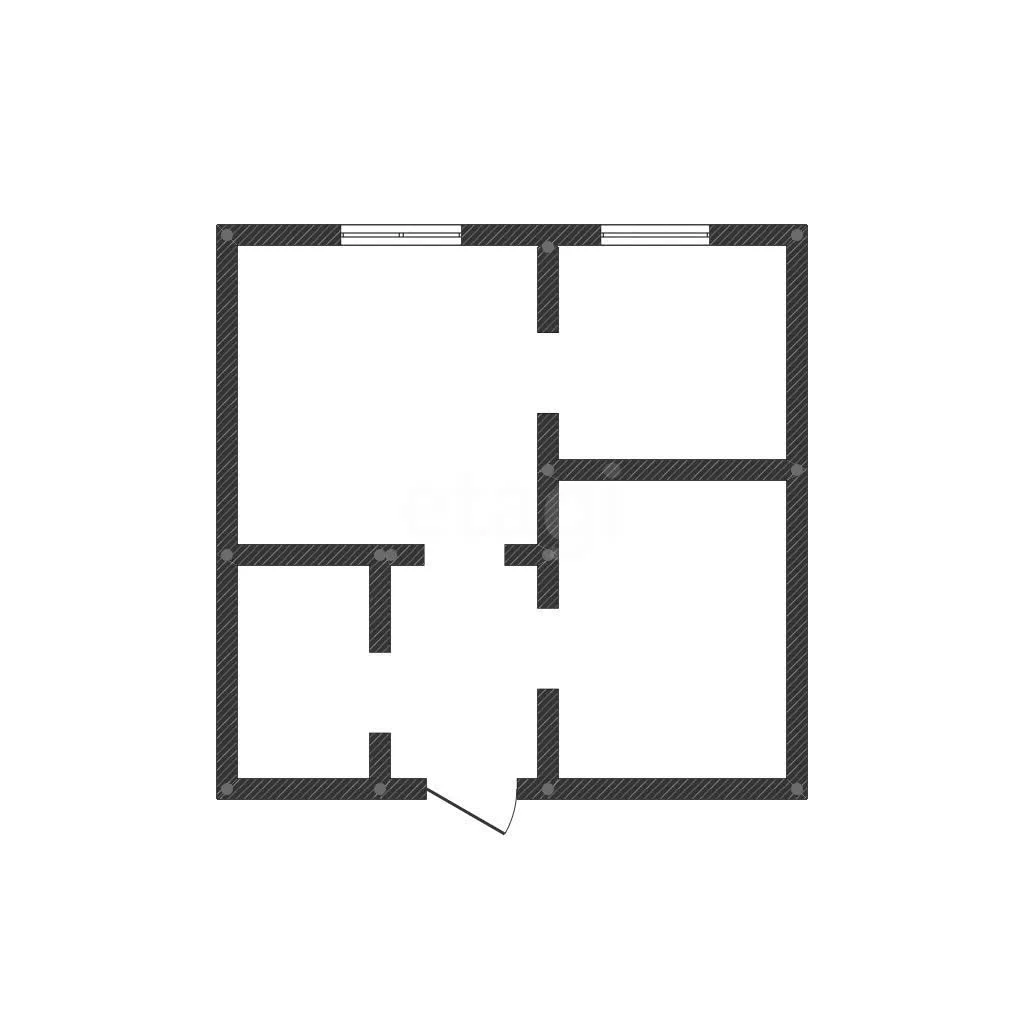 2-к квартира, 53.1м² (улица Генерала Петрова, 35) - миниатюра 6