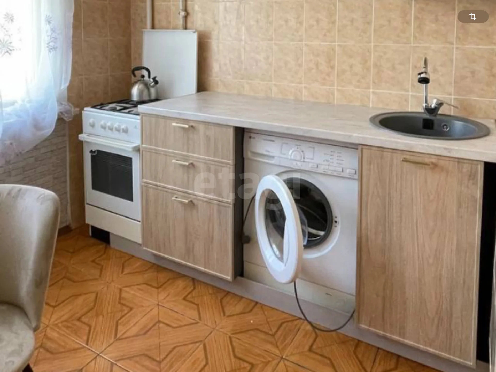 1-к квартира, 32м² (улица Карякина, 3) - миниатюра 3